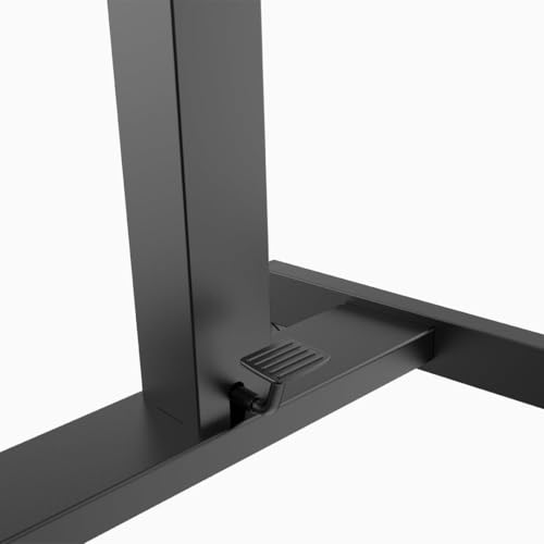 Desky Zero Pedestal Stand Up Desk Black - color: Black