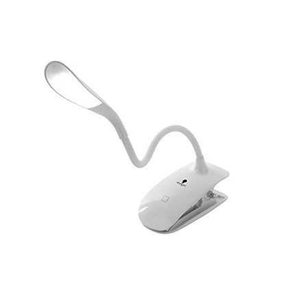 Clip-On LED Reading Light – Rechargeable & Flexible Neck Book Lamp with Adjustable Brightness – Perfect for Bedtime Reading & Travel