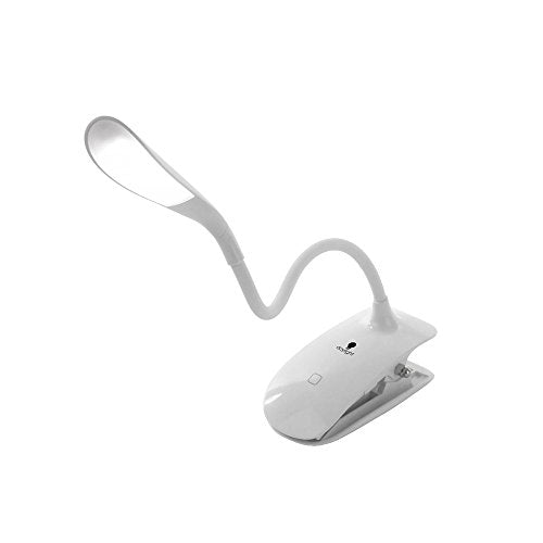 Clip-On LED Reading Light – Rechargeable & Flexible Neck Book Lamp with Adjustable Brightness – Perfect for Bedtime Reading & Travel