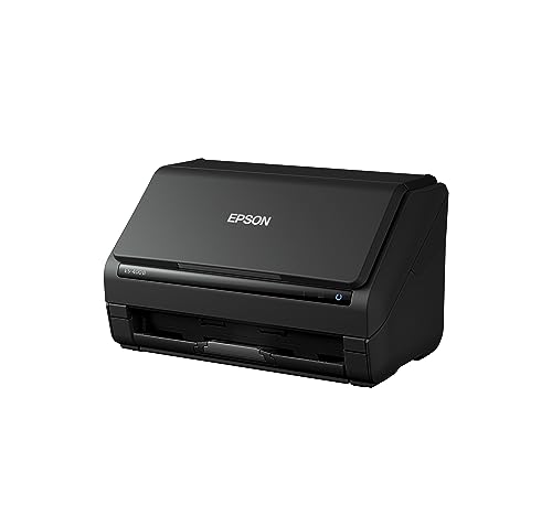 Epson Workforce ES-400 II High-Speed Color Duplex Desktop Document Scanner | For Computers including PC and Mac with Auto Document Feeder and Image Adjustment Tools
