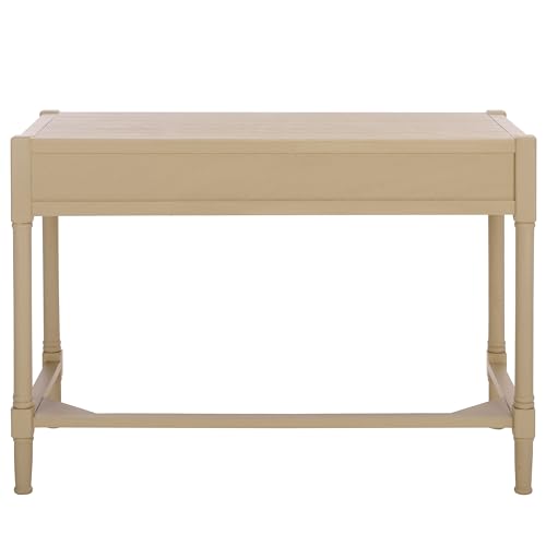 SAFAVIEH Home Collection – Filbert Sand Writing Desk, 2-Drawer Traditional Desk, Classic Home Office Design (DSK5701F) - color: Sand