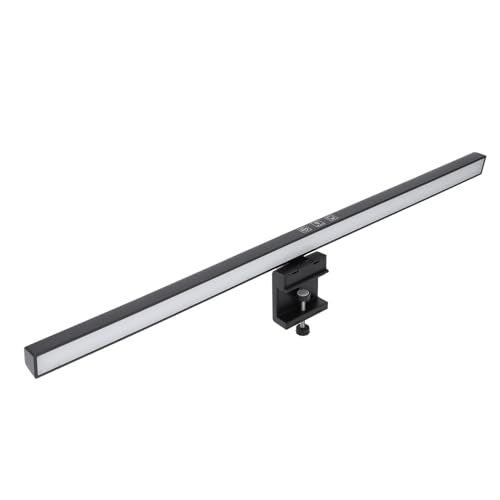 Computer Screen Lamp Light Bar, USB Powered Dimmable LED Task Lamp with Touch Control, No Glare Eye - Caring Screen Light Bar for Home Office and Laptop Monitors