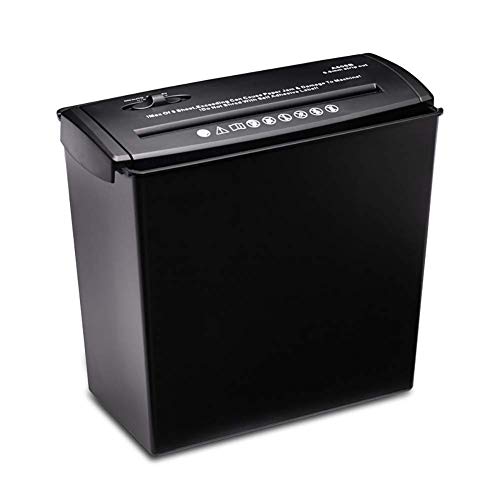 Sheet Cross-Cut Paper, CD Credit Card Office Shredder，Home Or Office,5 Sheet Strip Cut Shredder, Protects Against Data Theft