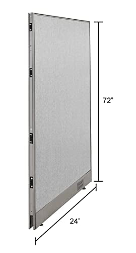 GOF Office Partition Single Full Fabric Panel (24" w x 72" h) - size: 24"w x 72"h
