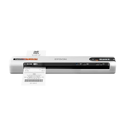 Epson RapidReceipt RR-70W Compact Mobile Document Scanner Receipt