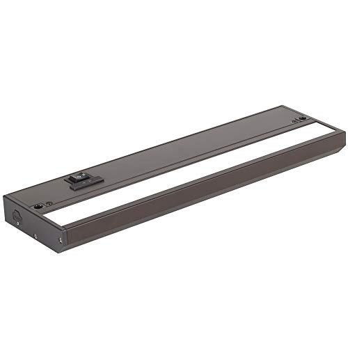 LED Under Cabinet Lighting Hardwired - 12 Inch Bronze | 3CCT, Dimmable, Low-Profile, Linkable Fixture, Plug-In Option & Hi/Low Brightness Control - color: Bronze, size: 12 Inch
