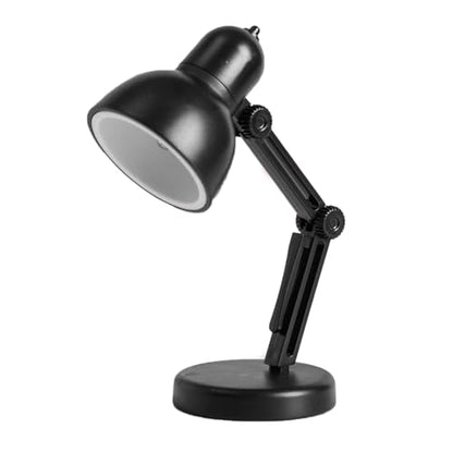 AYNEFY LED Desk Lamp Table Lamp with Detachable Magnetic Base Adjustable Brightness for Reading Work and Rest LED Desk Retro Design Swing Arm Table Lighting (Black) - size: Black