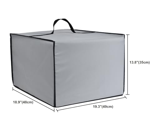 Heavy Duty Antistatic Waterproof Nylon Fabric Printer Dust Cover sleeve,Compatiable with HP Color LaserJet Pro M283fdw/MFP 3301fdw/MFP 4301fdw/4301fdn Wireless All-in-One Laser Printer (Silver Grey) - color: Silver Grey