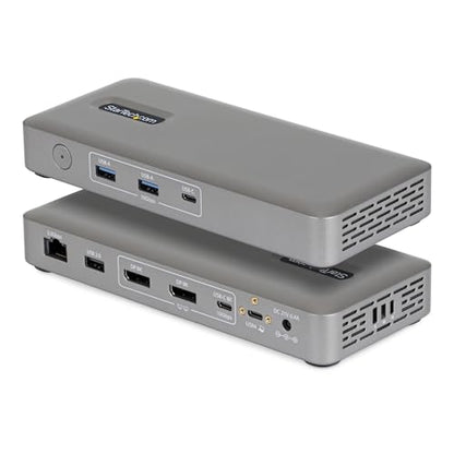 StarTech Driverless USB4 Dock, Dual 4K 144Hz for Mac and Windows, 100W