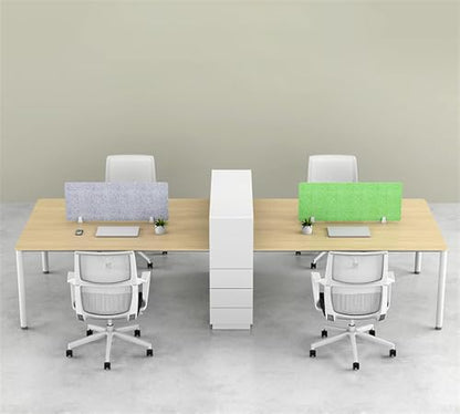 Desktop Privacy Panels23.6 L x 15.8" W Cubicle Partition Screens Office Privacy Dividers Noise Reduction Workstation Privacy Solutions Enhance Focus and Productivity - color: B, size: 23.6"L x 15.8"W