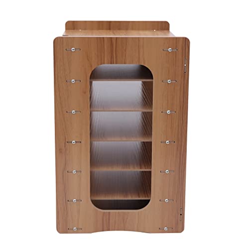 7Tier Widen Wood Office Paper Organizer, File Organizer Desktop,Document Letter Mail Tray Sorter,File Holder Desk Letter Tray, Sorter Document Book Magazine Storage Shelf Rack 14.17 * 9.84 * 15.16in