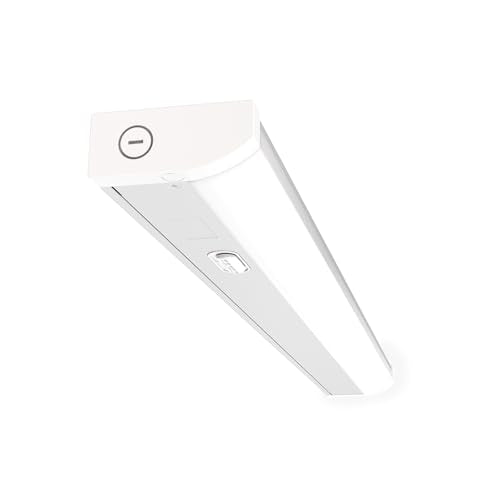 Juno UCES 24 Inch LED Under Cabinet Lighting, LED Kitchen Cabinet Light Fixture Hardwired, Dimmable, Damp Rated, Selectable Soft, Warm, Neutral, Cool, Daylight White Light (UCES 24IN SWW5 90CRI WH M6) - size: 24-Inch