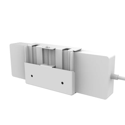 All-Metal Adjustable Width Power Strip/Laptop Chargers Holder Mount - Under Desk or Wall Mountable Universal Organizer for Power Strips, Laptop Chargers & Cable Management (Large)