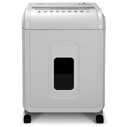 Aurora AU1480MA Professional Grade 14-Sheet Micro-Cut Paper and CD/Credit Card Shredder/ 30 Minutes Continuous Run Time, White/Gray - style: 14-Sheet Microcut Anti-Jam 30 Min