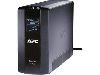 APC 700VA/420W Backup Battery UPS for Computers, Wi-Fi Routers | BR700G | Back-UPS for PCs & home electronics — battery backup, AVR, surge protection, compact design, User Replaceable Battery - size: 700VA