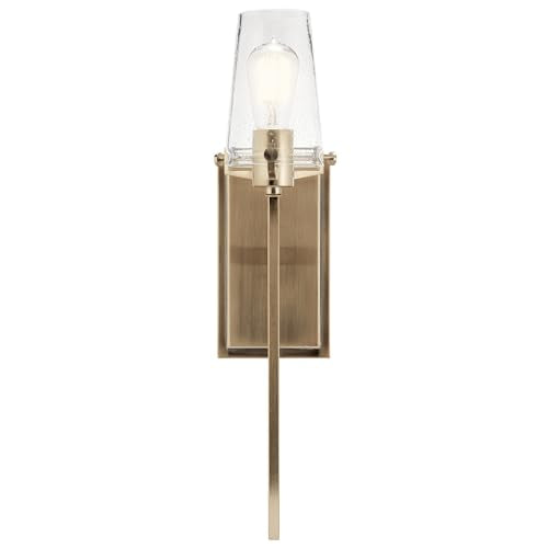 Kichler Alton 22" 1-Light Wall Sconce Light, Champagne Bronze