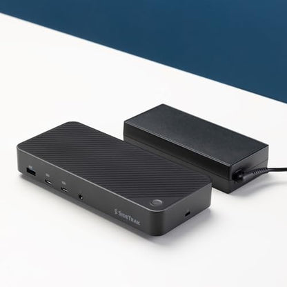 SideTrak 4K Docking Station | 13 Port High-Speed USB C Dock | Laptop Docking Station Dual Monitor/Triple Monitor | 100W Power Delivery | Compatible with Windows, Mac, Chrome - size: 13-Port (2x DP + 2x HDMI)