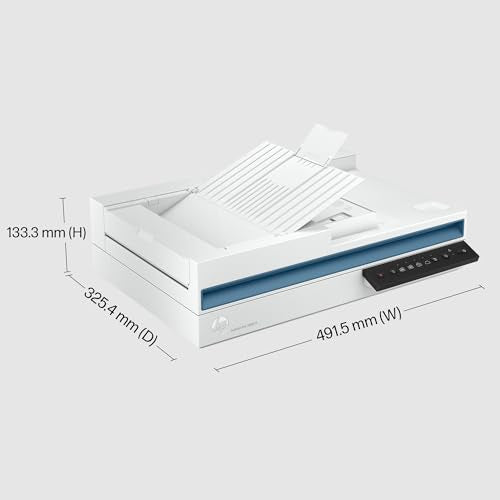HP ScanJet Pro 3600 f1 Professional Scanner, ADF, CIS scanning Technology, Flatbed (20G06A) (Renewed)