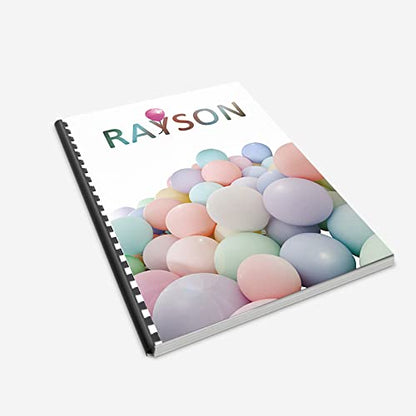 Rayson CR10BK-10305640 Plastic Binding Combs 55-Sheets Capacity, 3/8" Black Comb Spines, 19-Ring, Max. Binding Letter Size Paper (8.5"×11") Box of 100 - size: 3/8", style: Letter - Black