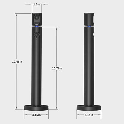 CZUR Halo X Pro Dual Webcam for PC, 1080P Web Camera with Microphone, USB Camera for Computer, 90° View, Plug & Play, Compatible with Windows&Mac, for TikTok/YouTube/Yahoo Messenger