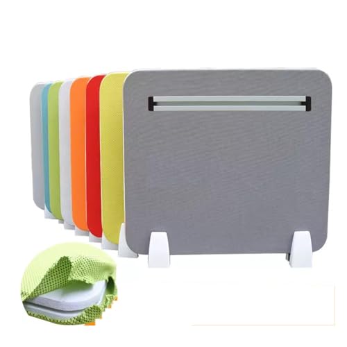 Freestanding Desk Privacy Divider, Dividers, Desktop Partition Sound Absorbing Cubicle Dividers for Office and Work from Home Essentials(Gree - color: Green, size: 30x120cm