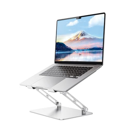 JOIOT Ergonomic Laptop Stand,Adjustable Riser for 10-17.3” Computer - color: Silver