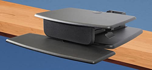 Kantek Desktop Sit to Stand Workstation, Black (STS810) - color: Black, style: Desktop Workstation