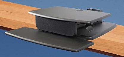 Kantek Desktop Sit to Stand Workstation, Black (STS810) - color: Black, style: Desktop Workstation
