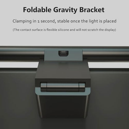 Monitor Light Bar, Touch E-Reading Monitor Light Lamp, No Screen Glare Stepless Dimming USB LED Hanging Light for Work and Office