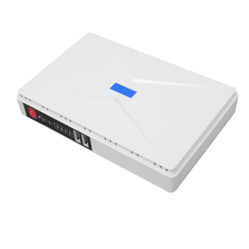 LICAEVEY Mini UPS 8800mAh Battery Backup Uninterruptible Power Supply for WiFi Router, DC Router Backup Battery, Protection for Modem Internet, Home Office Security System (US Plug)