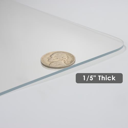 Kuyal 1/5" Thick Office Chair Mat, Heavy Duty Hard Computer Chair Mat | 36" x48" With Lip, Protector Carpeted Floors Mats, Easy Chair Movement, Can be Used on Carpet or Hard Floor, Ship Flat - size: 36" x 48" x 1/5" With Lip