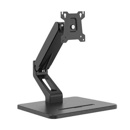 HUION ST500 Single Monitor Arm for 17-32 Inch Screens | Holds up to 22 lbs, Gas Spring Full Motion, Adjustable Monitor Mount, VESA 75x75 & 100x100mm - size: Freestanding