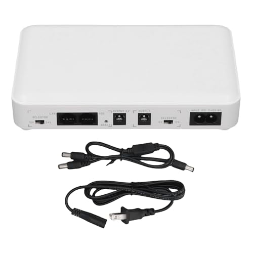 Mini UPS Battery Backup Uninterruptible Power Supply 8000mAh 5V 9V 12V POE 15V 24V Output for Router Modem
