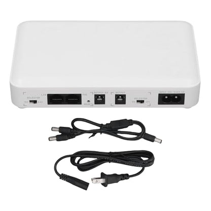Mini UPS Battery Backup Uninterruptible Power Supply 8000mAh 5V 9V 12V POE 15V 24V Output for Router Modem