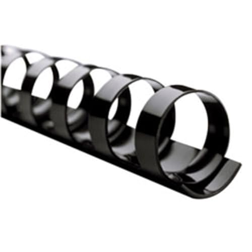 GBC Binding Spines/Spirals/Coils, 1/4" Diameter, 25 Sheet Capacity, CombBind, Black, 100 Pack (4000020) - size: 100 Pack, style: 1/4" Diameter/25 Sheet Capacity