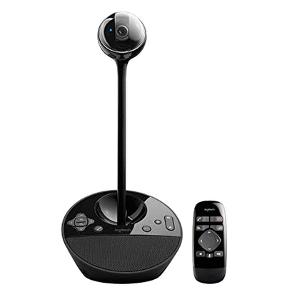 Logitech BCC950 Desktop Video Conferencing Webcam & Speakerphone - Black | Desktop webcam & speakerphone system for small rooms, 1-4 people, 1080p HD webcam, noise-reducing speakerphone, PC & Mac