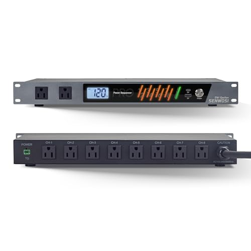 SW-Epsilon 10 Socket Power Conditioner/Surge Sequencer USB Type-C/Type-A Charger