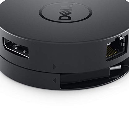 Dell DA300 USB-C Mobile Adapter, Bases & Docking Stations, Black