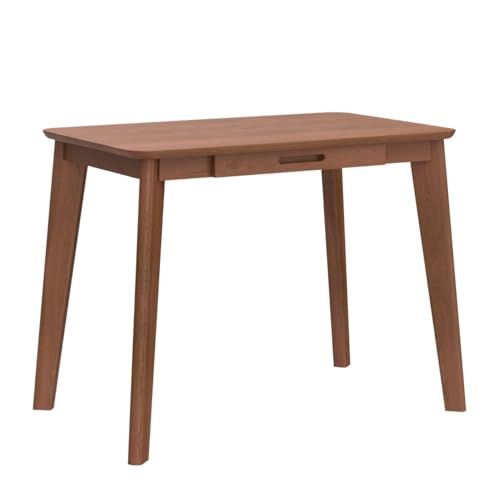 IOTXY Solid Wood Writing Desk - Home Office Laptop Computer Table, Walnut - color: Walnut, size: 80CM