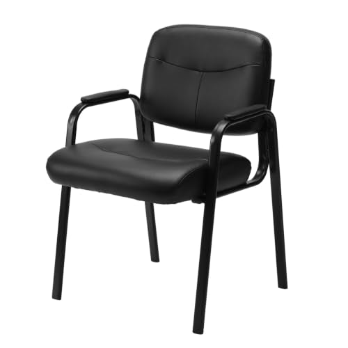 OLIXIS Waiting Room Chairs, Side Guest Chairs for Conference Set of 1 - color: Black-s