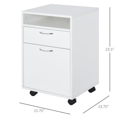 Nordic Minimalist Office Storage Cabinet with Mobile Wheels