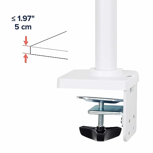 Ergotron – NX Single Laptop Arm, VESA Notebook Tray Desk Mount – for Laptops Up to 17.3 Inches, 0 to 12 lbs – White - color: White