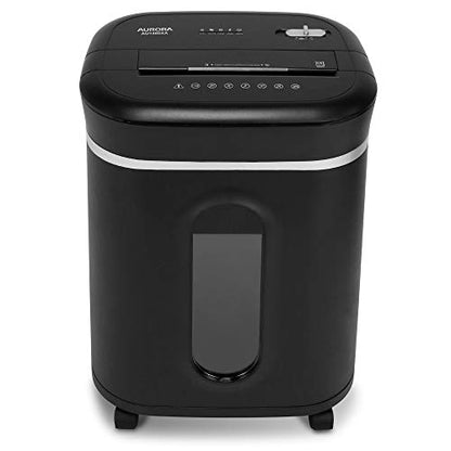 Aurora Anti-Jam 14-Sheet Crosscut Paper/CD and Credit Card Shredder/with 6-Gallon pullout Basket 120 Minutes Continuous Run Time - style: 14-Sheet Crosscut/ Anti-Jam 120 Min