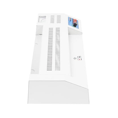 Electric Thermal Laminator Machine,A4/A3 Paper Hot/Cold Roll 12.6inch Laminating Width Device with with Four Rollers and a Switching Button for Offices Homes Schools