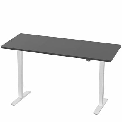 VIVO Black 60 x 30 in Standing Desk, DESK-KIT-0W6B - color: Black Top / White Frame, size: 60 x 30 inch