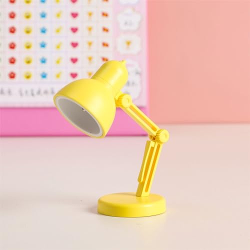 AYNEFY LED Desk Lamp Table Lamp with Detachable Magnetic Base Adjustable Brightness for Reading Work and Rest LED Desk Retro Design Swing Arm Table Lighting (Yellow) - size: Yellow