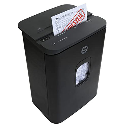 HP - Micro Cut Paper Shredder, 16-Sheet with Slide Top for Office - size: 16 Sheet