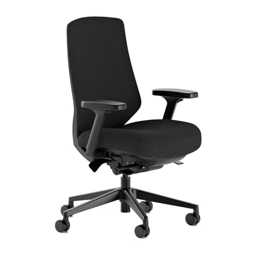 Branch Ergonomic Chair Pro, Mesh Office Chair with 14 Points of Adjustment | Height, Depth and Tilt Adjustable, 5D Armrests, Forward Tilt, Smooth Recline, and Lumbar Support, Black Boucle - color: Black Boucle
