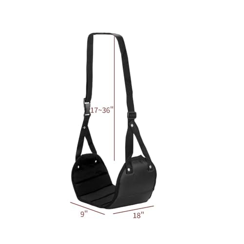 Travel Essentials for Women Men, Portable Airplane Foot Rest Hammock with Pouch, Under Desk Foot Sling for Long Flights Train Office, Comfortable Leg Support for Travelers