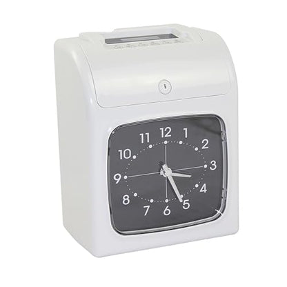 W-S1 Digital Attendance Machine Time Recorder Fingerprint/Password Punch Card Time Clock Office Staffs Check in Punching Machine